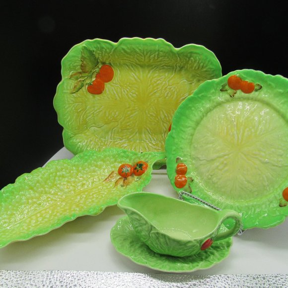 CARLTONWARE "TOMATO" SERIES 5 PCE. SET. - Picture 1 of 10